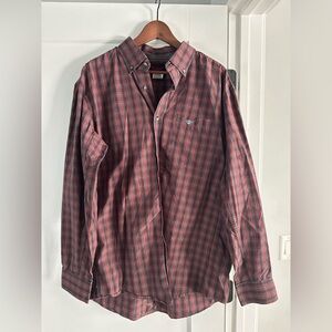 Wrangler Relentless Men's Red Plaid Shirt